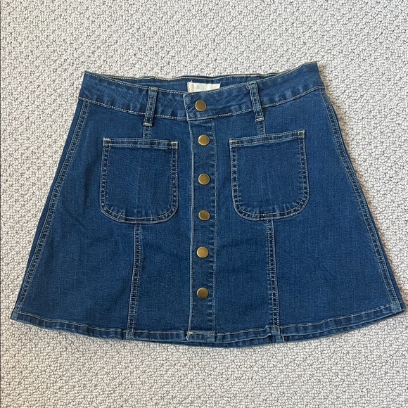 Altar'd State Dresses & Skirts - Altar'd State Blue Denim Mini Skirt